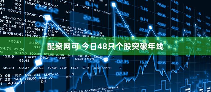 配资网可 今日48只个股突破年线