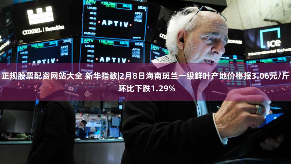 正规股票配资网站大全 新华指数|2月8日海南斑兰一级鲜叶产地价格报3.06元/斤 环比下跌1.29%