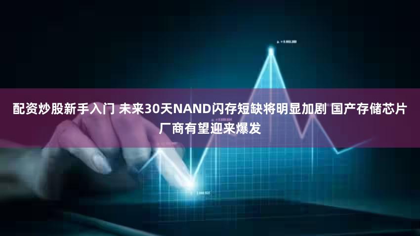 配资炒股新手入门 未来30天NAND闪存短缺将明显加剧 国产存储芯片厂商有望迎来爆发
